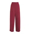 Max & Co Wide-leg Trousers In Red