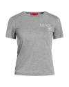 Max & Co . With Lps Woman T-shirt Grey Size Xl Cotton, Elastane In Gray