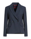 Max & Co . Woman Blazer Navy Size 8 Polyester, Viscose, Elastane In Blue