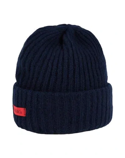 Max & Co . Woman Hat Navy Size 6 ⅞ Wool, Cashmere, Polyamide