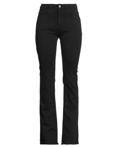 Max & Co . Woman Jeans Black Size S Cotton, Polyester, Elastane