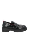 Max & Co . Woman Loafers Black Size 6 Synthetisches Material