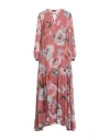 Max & Co . Woman Maxi Dress Antique Rose Size 6 Viscose In Pink