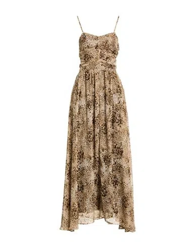 Max & Co . Woman Maxi Dress Beige Size 2 Polyester