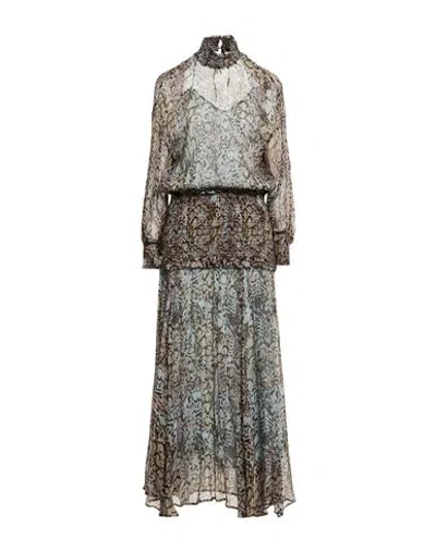 Max & Co . Woman Maxi Dress Sky Blue Size 2 Viscose