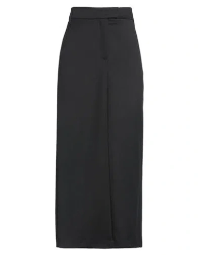 Max & Co . Woman Midi Skirt Black Size 10 Polyester, Viscose, Elastane