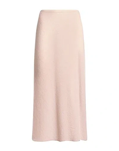 Max & Co . Woman Midi Skirt Light Pink Size M Acrylic, Polyamide, Mohair Wool, Wool