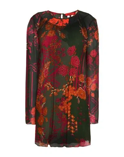 Max & Co . Woman Mini Dress Green Size 4 Silk