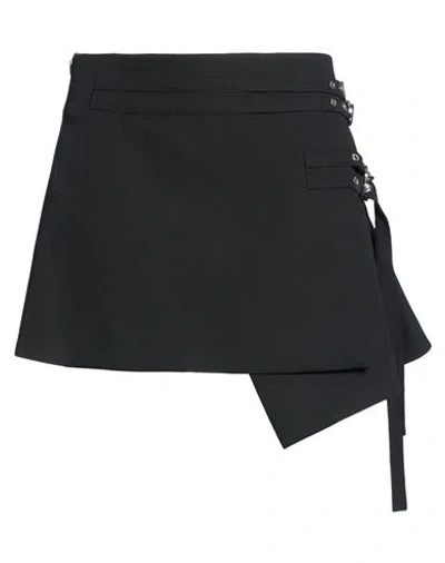 Max & Co . Woman Mini Skirt Black Size 2 Polyester, Viscose, Elastane