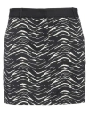 Max & Co . Woman Mini Skirt Black Size 8 Cotton, Polyester, Elastane In Black