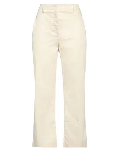Max & Co . Woman Pants Beige Size 4 Cotton, Elastane
