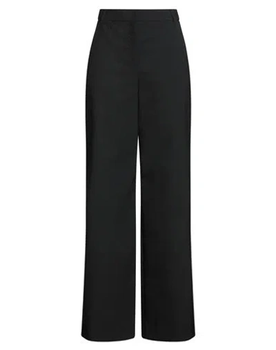 Max & Co . Woman Pants Black Size 2 Polyester, Virgin Wool, Elastane