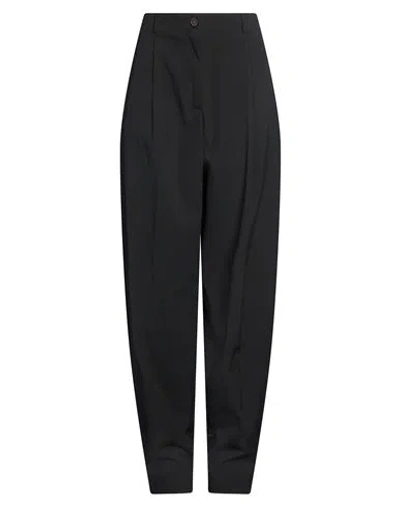 Max & Co . Woman Pants Black Size 2 Polyester, Viscose, Elastane