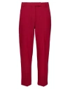 Max & Co . Woman Pants Garnet Size 8 Polyester, Viscose, Elastane In Red