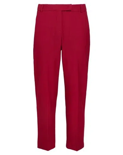 Max & Co . Woman Pants Garnet Size 8 Polyester, Viscose, Elastane In Red