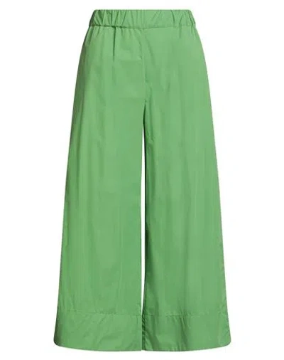Max & Co . Woman Pants Green Size 10 Cotton