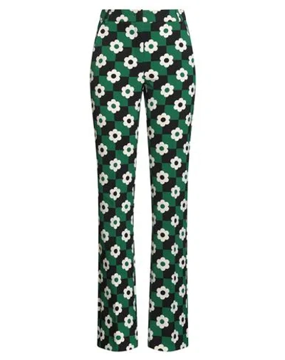 Max & Co . Woman Pants Green Size 4 Polyester, Elastane