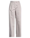 Max & Co . Woman Pants Grey Size 12 Cotton, Elastane In Gray