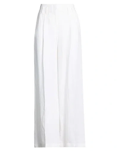 Max & Co . Woman Pants White Size 2 Linen