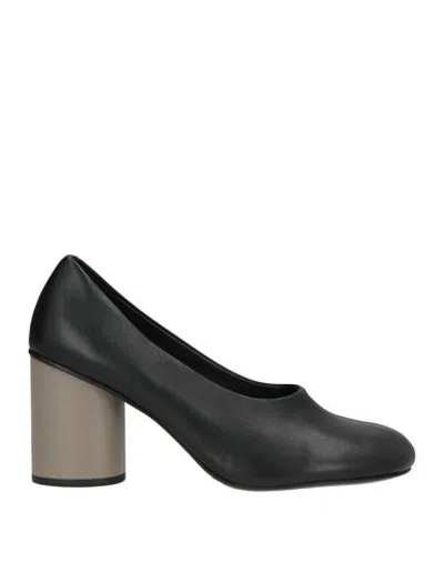 Max & Co . Woman Pumps Black Size 9 Leather