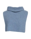 Max & Co . Woman Scarf Light Blue Size - Wool, Cashmere, Polyamide