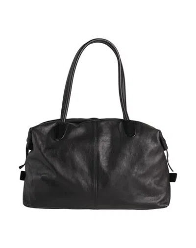 Max & Co . Woman Shoulder Bag Charcoal Size - Lambskin, Calfskin