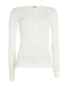 Max & Co . Woman Sweater Ivory Size Xl Viscose, Polyamide In Gray