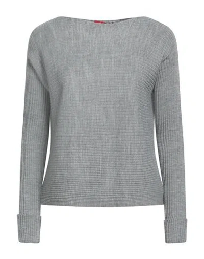 Max & Co . Woman Sweater Light Grey Size S Acrylic, Virgin Wool In Gray