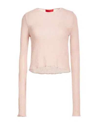 Max & Co . Woman Sweater Light Pink Size L Acrylic, Polyamide, Mohair Wool, Wool