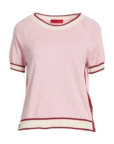 Max & Co . Woman Sweater Pink Size S Cotton, Polyester