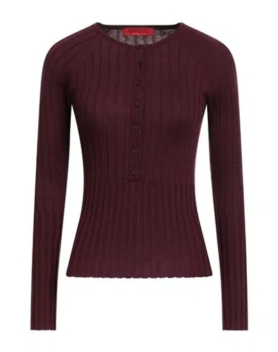 Max & Co . Woman Sweater Plum Size Xl Polyester, Polyamide, Acrylic, Wool In Brown