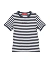 Max & Co . Woman T-shirt Midnight Blue Size 8 Cotton In Blue