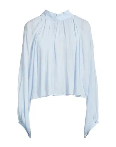 Max & Co . Woman Top Sky Blue Size 4 Viscose