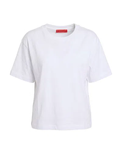 Max & Co . Woman T-shirt White Size Xl Cotton