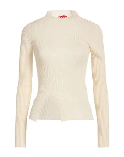 Max & Co . Woman Turtleneck Beige Size S Viscose, Polyester In Neutral