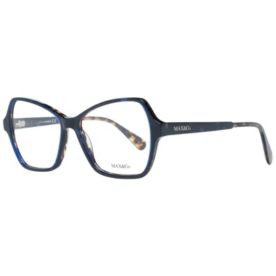 Max & Co Ladies' Spectacle Frame Max&co Mo5031 55092 Gbby2 In Blue