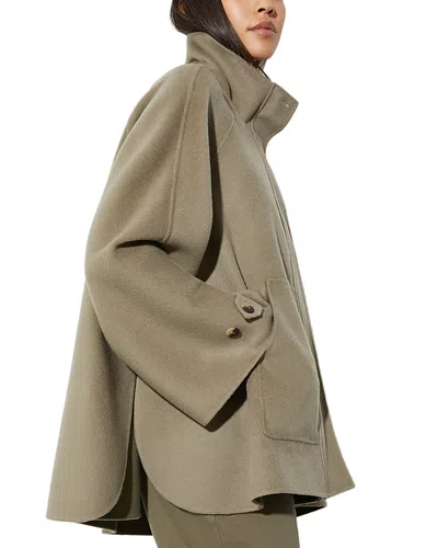 Max & Co . Wool A Line Jacket In Gray