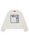 Max & Co Wool And Cashmere Blend Pullover In White