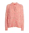 Max & Co Wool-blend Cardigan In Orange