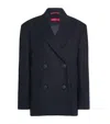 Max & Co Wool-blend Double-breasted Pea Coat In Multi