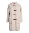 Max & Co Wool-blend Duffle Coat In White