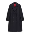Max & Co Wool-blend Overcoat In Blue
