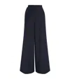 Max & Co Wool-blend Wide-leg Trousers In Multi