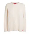 Max & Co Wool-cashmere Crew-neck Sweater In Neutral
