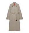 Max & Co Wool-cashmere Wrap Coat In Gray