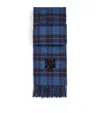 Max & Co Wool Check Scarf In Brown