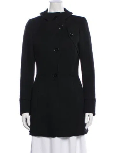 Pre-owned Max & Co Wool Coat In Black