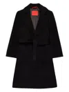 Max & Co Wool Coat In Black