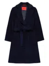 Max & Co Cappotto Runaway In Lana In Blue