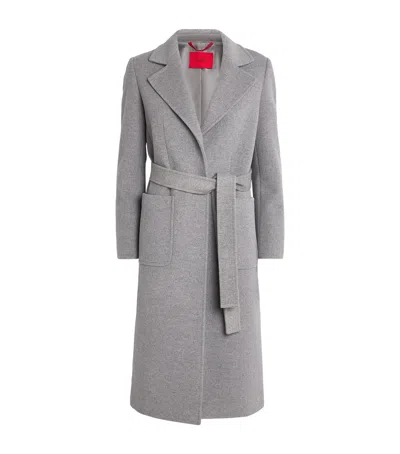 Max & Co Wool Coat In Grey